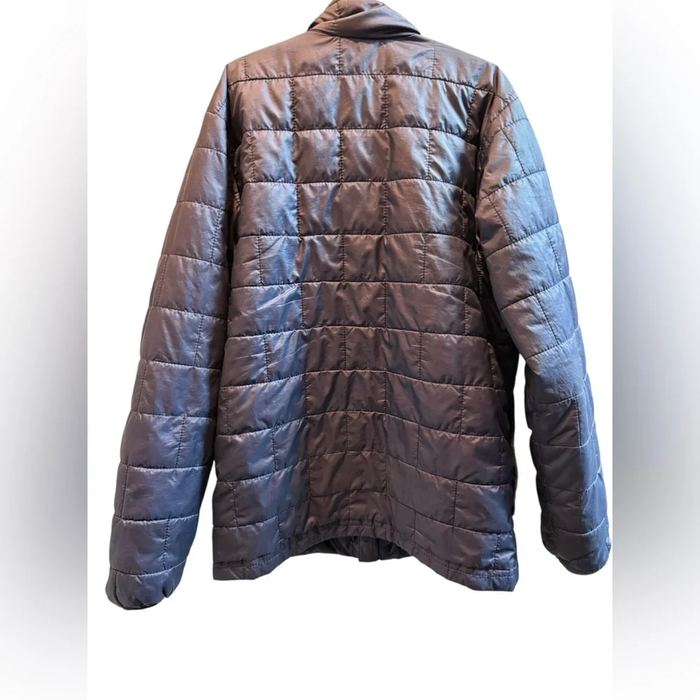 Patagonia Kids Nano Puff Navy Brick Quilt Insulated Lightweight spring Jacket 12